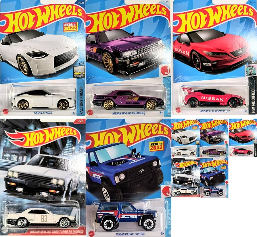 Amazon | Hot Wheels 日産5台セット | ミニカー・ダイキャスト